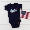 The Juniper Shop Stars And Stripes Firework Baby Bodysuit - 2 of 2
