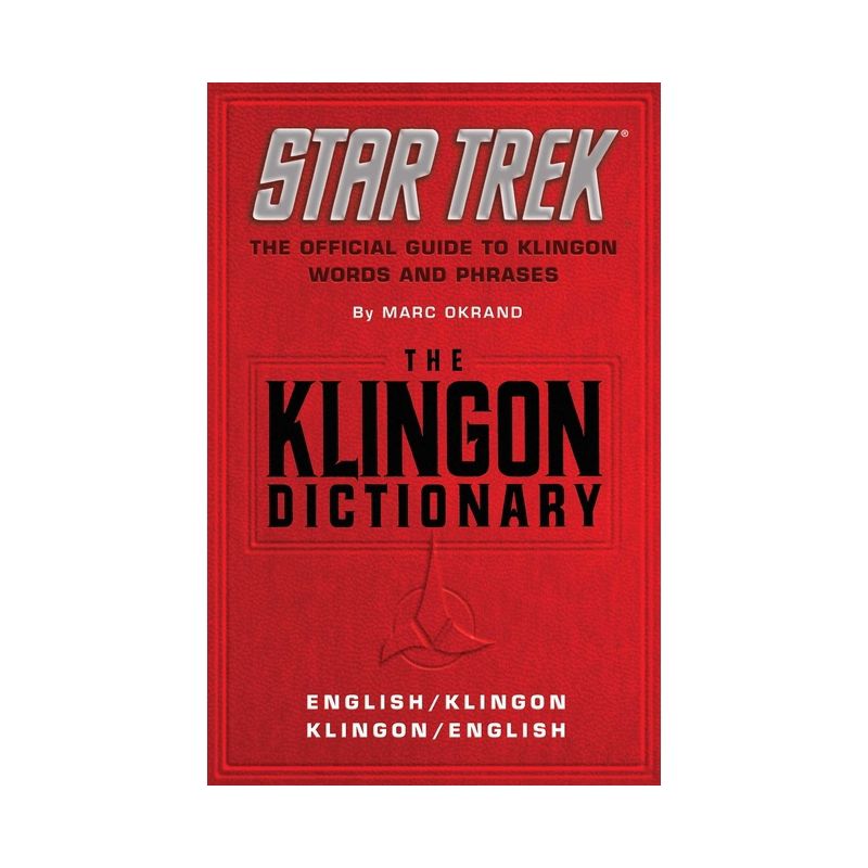 The Klingon Dictionary - (Star Trek) by  Marc Okrand (Paperback), 1 of 2