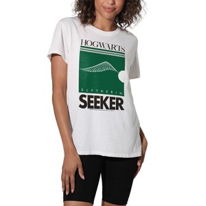 Harry Potter Hogwarts Slytherin Seeker Women's Loose T-Shirt - 1 of 4