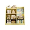 Ruvalino Decorative Bookshelf Kids Wooden Toy Storage Organizer and Bookshelf for Playroom, Yellow, 35.5"*15.8"*31.5" - 2 of 4