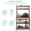 Best Choice Products 67in Counter-Height Baker's Rack w/ Locking Wheels, Adjustable Feet, 2 Wire Baskets - 4 of 4
