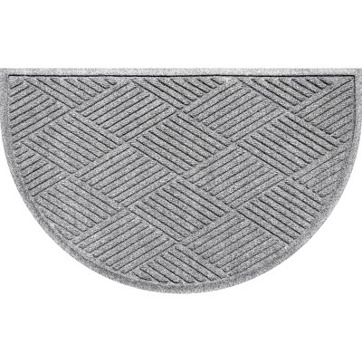 WaterHog 2'x3'3" Diamonds Indoor/Outdoor Half Round Door Mat