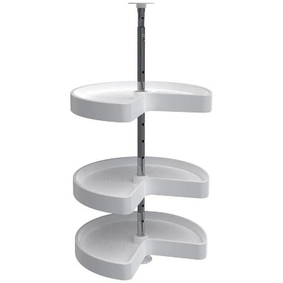 LunaLulinlk Triple 3 Tier 18" Kidney Ribbed Bottom Mount