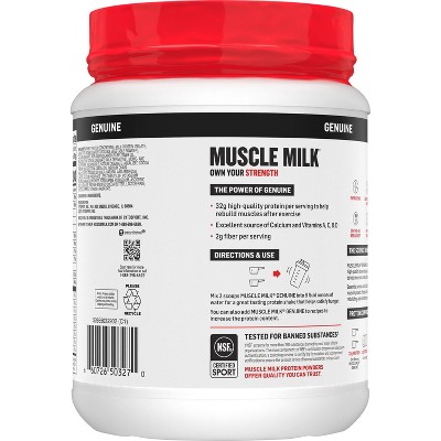 Muscle Milk Genuine Protein Powder - Chocolate - 30.9oz_3