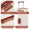 1/3 PCS Contrast Color Expandable ABS Hard Shell Luggage Set with Spinner Wheels and TSA Lock 4M - ModernLuxe - 4 of 4