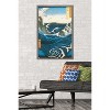 Trends International Utagawa Hiroshige - Naruto Whirlpool, Awa Province Framed Wall Poster Prints - 2 of 4