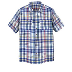 KingSize Short-Sleeve Linen Shirt - 1 of 4