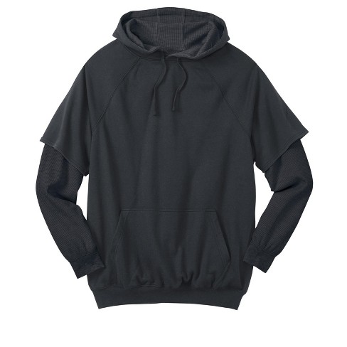 Kingsize Men's Big & Tall Fleece Pullover Hoodie - Tall - 4xl