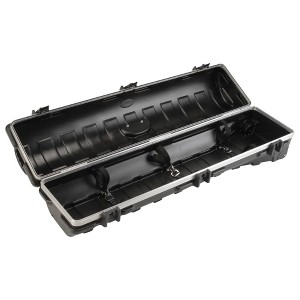 SKB vSeries ATA Regular Stand Case with Polyethylene Hard-Shell Construction and Built-In Wheels, TSA Recognized and Accepted Locking Latches, Black - 1 of 4