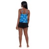 Women's Trimshaper Farrah Swim Romper - Cool Pool - 3 of 3