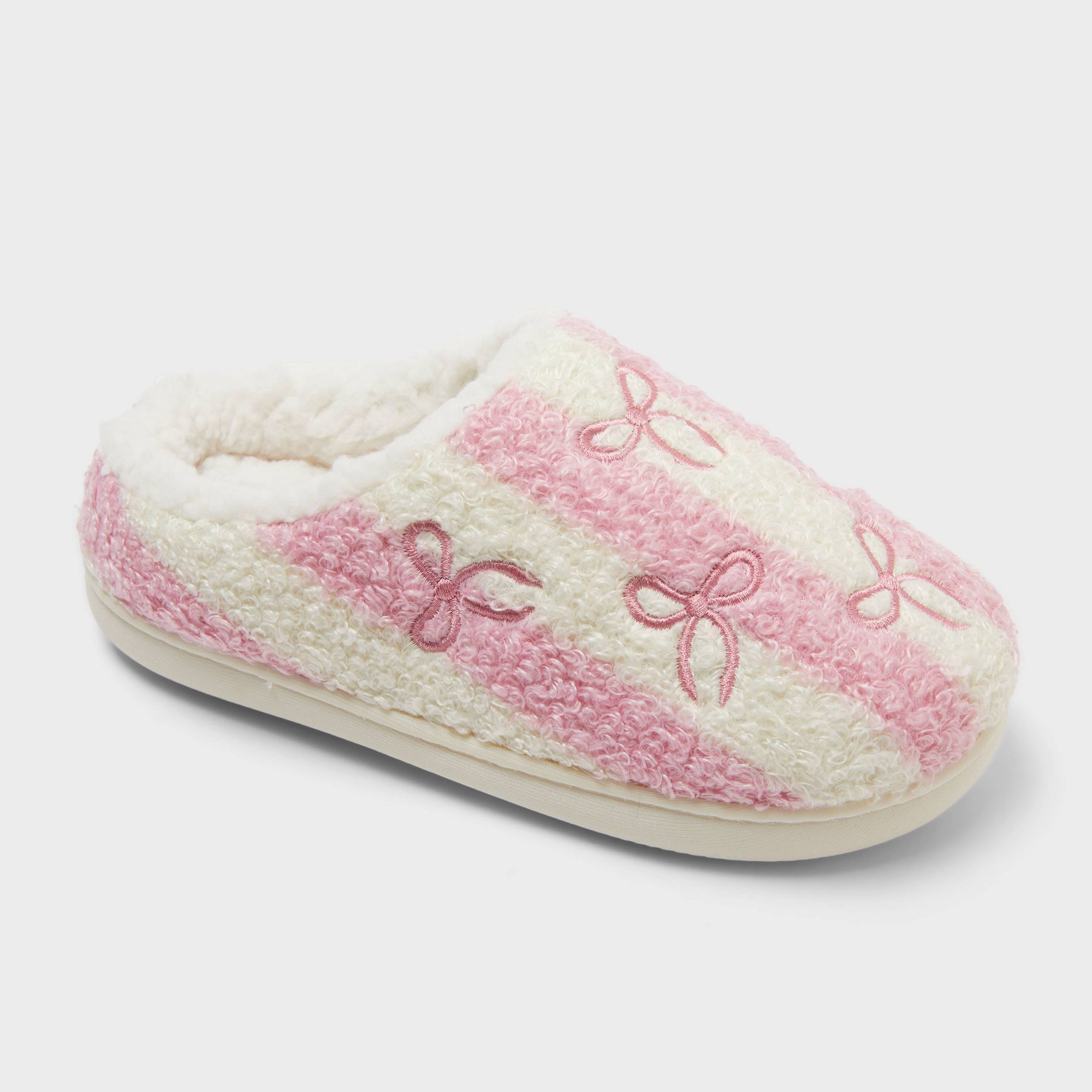 Kids' Landry Bow Scuff Slippers - art class™ Pink