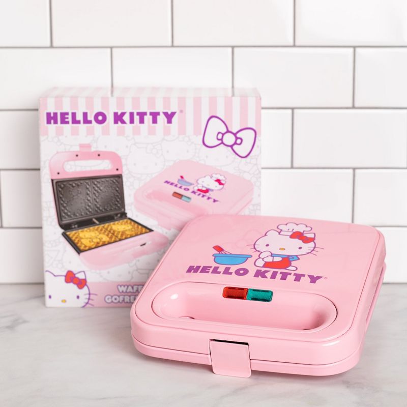 Uncanny Brands Hello Kitty Double-Square Waffle Maker, 3 of 8