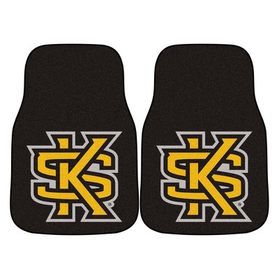 NCAA Kennesaw State Owls Carpet Car Mat Set - 2pc