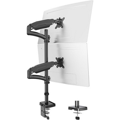 Craze Ventures Vertical Dual Monitor Mount with Gas Spring