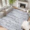 Living Room Rug Washable, Soft Vintage Damask Distressed Large Area Rugs for Bedroom Boho Abstract Indoor Floor Carpet, Low Pile Non-Slip - 2 of 4