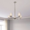 Millennium Lighting Huderson 5 - Light Chandelier in  Brushed Nickel - 3 of 4
