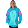Disney Mens or Womens Monsters Inc. Sulley Character Costume Sweatshirt Zip Hoodie - 3 of 4