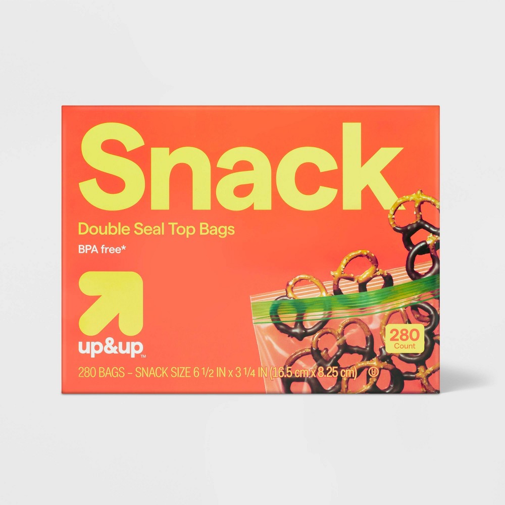 Snack Storage Bags - 280ct - up & up™(9 packs)