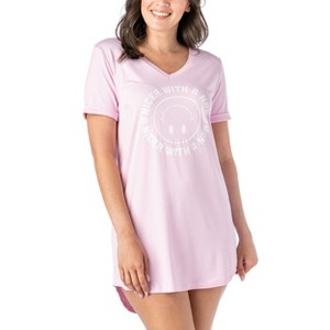Hello Mello Women’s Let Me Sleep Lounge Sleep Shirt - 1 of 3