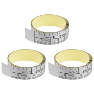 Unique Bargains Self-Adhesive Measuring Tape English Metric Left to Right - 1 of 4