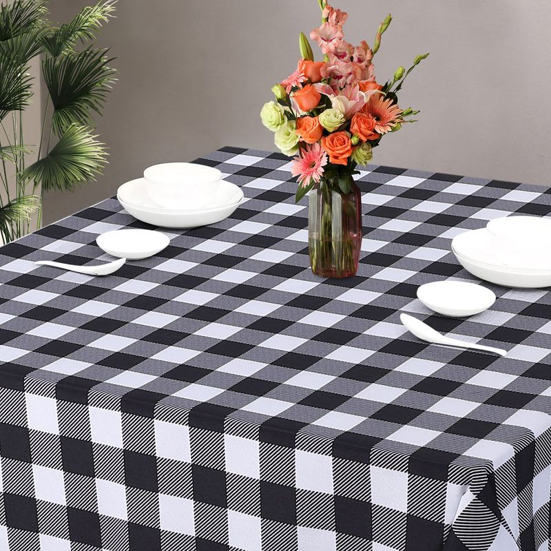 Buffalo Checkered Tablecloth, Water Resistant 200GSM Fabric Table Cloth Cover for Dining Tables, 3 of 7