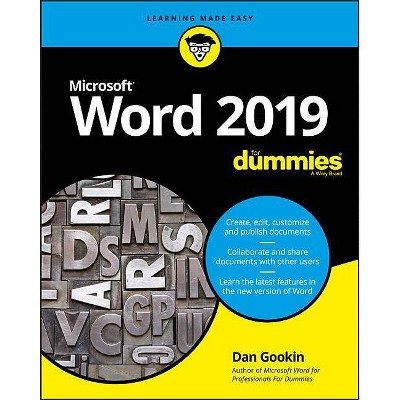 Word 2019 for Dummies - by  Dan Gookin (Paperback)