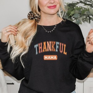 Simply Sage Market Varsity Thankful Mama Sweatshirt - 1 of 4