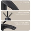 PAGED Waterfall Bathroom Faucet Single Handle Lavatory Basin Sink Faucet with Ceramic Disc Valve, 1-Hole Faucet for Bathroom Sink - 2 of 4