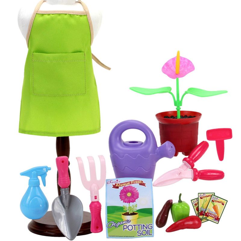 Sophia&#39;s by Teamson Kids Smithsonian Horticulturist Set for 18&#34; Dolls, 1 of 8