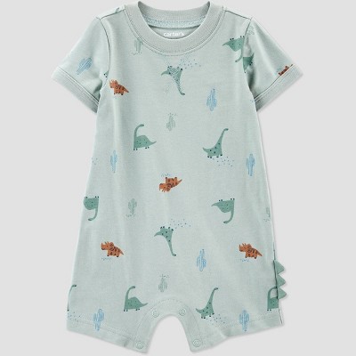 Carter's Just One You® Baby Boys' Dino Romper - Sage Green 6M
