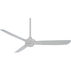 52" Minka Aire Modern 3 Blade Indoor Ceiling Fan Flat White for Living Room Kitchen Bedroom Family Dining House Home Office - 1 of 4