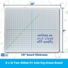 Flipside Products X Y Axis Dry Erase Board, Dual Sided, 9"W x 12"L, Pack of 12 - 3 of 4