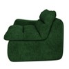 Kumasinova Modern Bean Bag Chair,Floor Sofa with Back Support,Comfy Chair with Left/Right Arm,Lounge Chair for Bedroom&Office,Living Room Furniture - 4 of 4