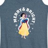 Women's - Disney - Merry And Bright Snow White Graphic Racerback Tank - 2 of 4