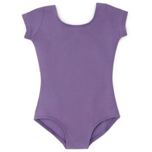 Capezio Short Sleeve Leotard - Girls - 1 of 3