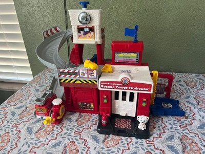 Vtech Go! Go! Smart Wheels Race & Rescue Firehouse Track Set : Target