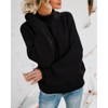 Clearlove Womens Sweaters  Fall Long Sleeve Turtleneck Casual Loose Chunky Knitted Pullover Plain Sweater Jumper Top Winter - 4 of 4