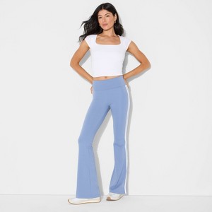 Women's ButterBliss High-Waisted Flare Leggings - Wild Fable™ - 1 of 3