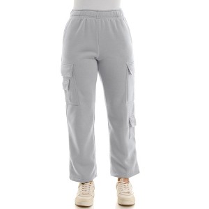 Derek Heart Womens High Rise Wide Leg Multi Pocket Cargo Pants - 1 of 4