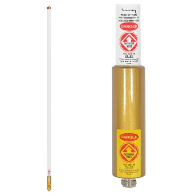 Browning® 2.4 GHz to 2.5 GHz Wi-Fi® 15-dBi Gain 71-In. Tall Fiberglass Base Antenna with N Connector in White