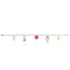 Peanuts Snoopy and Friends Silver Flash Plated Charm Gift Bracelet, 7.5" - 4 of 4