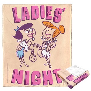 Warner Bros. The Flintstones Ladies Night Silk Touch Throw Blanket 50x60 Inches - 1 of 4