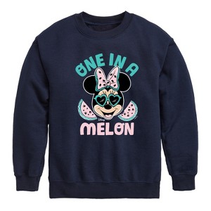 Boys' - Disney - One In A Melon Graphic Long Sleeve Fleece Sweatshirt - 1 of 4