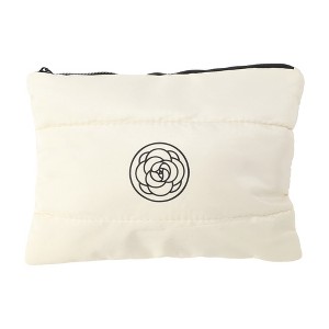 Unique Bargains Women Flower Handheld Travel Makeup Bag 1 Pc - 1 of 3