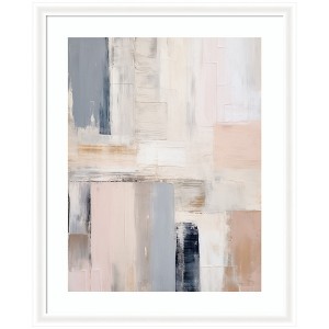 Kate and Laurel Framed Art Rustic Melody by Amy Lighthall, 35x43, Oliver White Narrow - 1 of 4