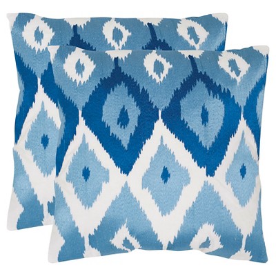 Indigo Lexi S/2 Throw Pillow (18"x18") - Safavieh