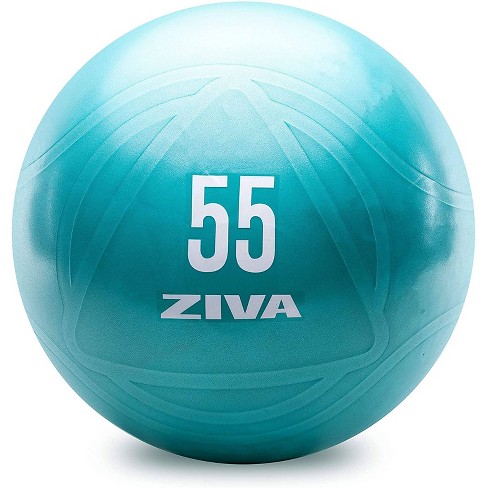 Ziva Anti-burst Core Exercise Ball - Turquoise Blue (55cm) : Target