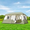 FURNIinspire Camping Tents 8 Person Camping Tent Setup With Rainfly And Carry Bag, Large Easy To Assemble Tent, Green, 107.87"*155.98"*111.41" - 4 of 4