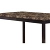 NicBex Dining Table Transitional Simple Style Brown Faux Marble Table Top Black Metal Finish Frame for Dining Room - 4 of 4