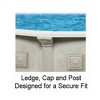 Aquarian Khaki Venetian 15' x 52" Steel Frame DIY Above-Ground Backyard Pool – Pool Only (Accessories Sold Separately) - 4 of 4